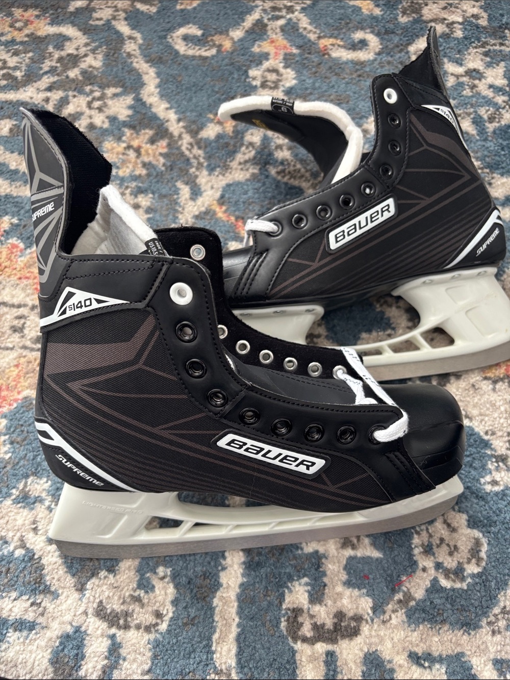 Bauer Black and White Men’s Ice Hockey Skates